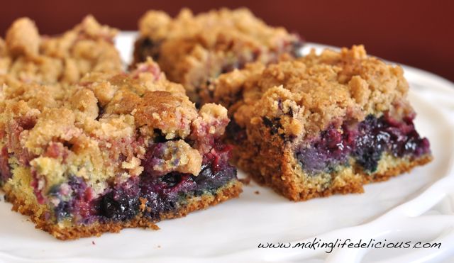 New York Style Berry Crumble Coffee Cake aka My New Favorite