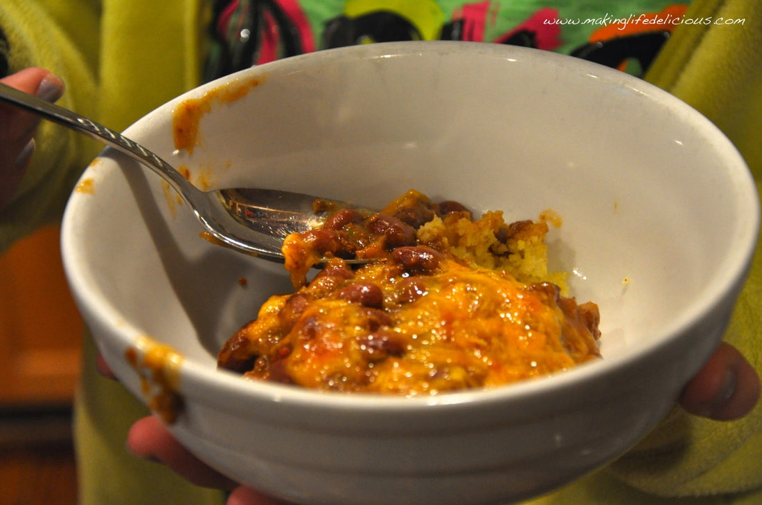 Trader Joe’s Cheesy Chili Cornbread Casserole