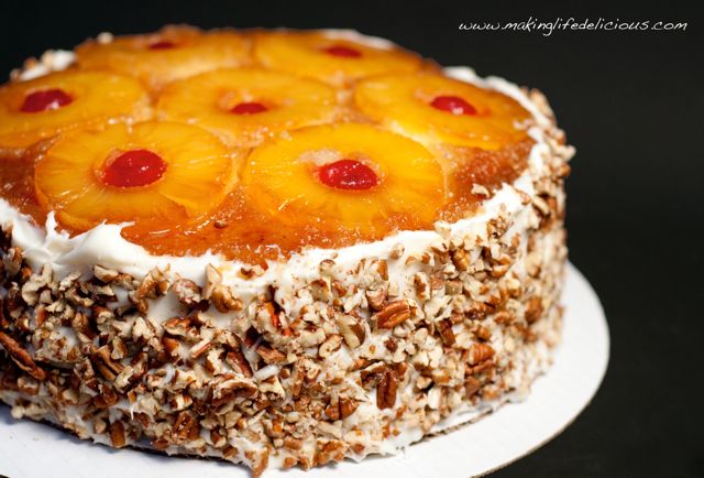 Double Layer Pineapple Upside Down Cake