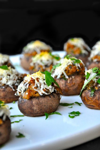 Stuffed Mushrooms with Fresh Herbs