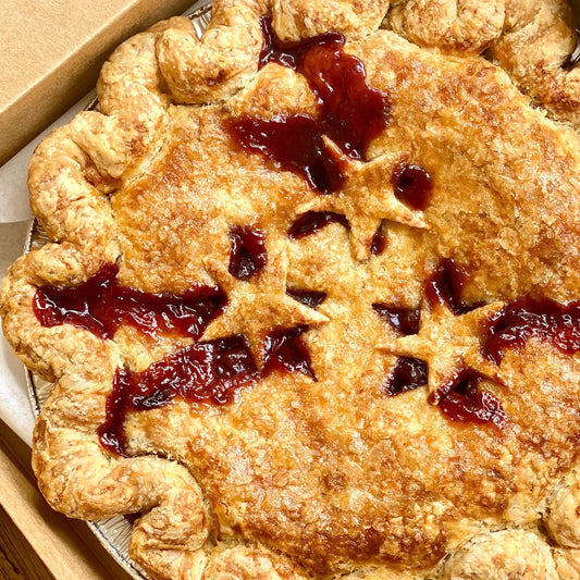 Pie - Cherry - 10” [Flaky or Crumb or VEGAN] [Available Friday, Saturday & Sunday ONLY]