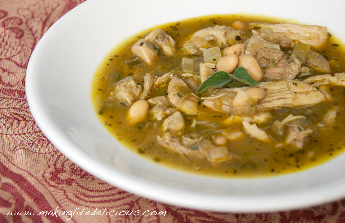 Comforting Chicken & White Bean Stew