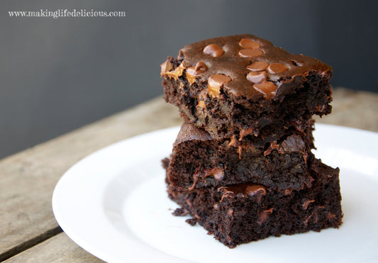 Extra Moist Chocolate Brownies… Pay No Attention to the Health Food behind the Curtain