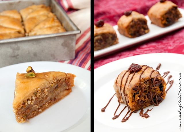 Make Your Own Phyllo Dough & Baklava…Traditional & Less So: June 2011 Daring Bakers Challenge