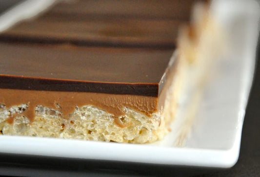 Peanut Butter Chocolate Crispy Bars