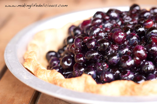 Fresh Blueberry Pie