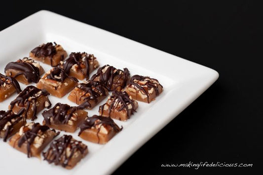 Super Fancy Salted Bourbon Caramels