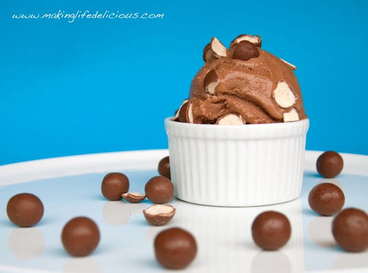 Chocolate Malted Ice Cream