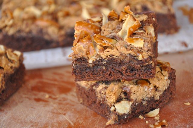 Peanut Butter Pretzel Brownies:  Indulge Your Addictions
