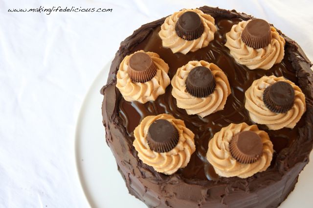 Happy Anniversary Making Life Delicious & Chocolate Peanut Butter Cheesecake Madness