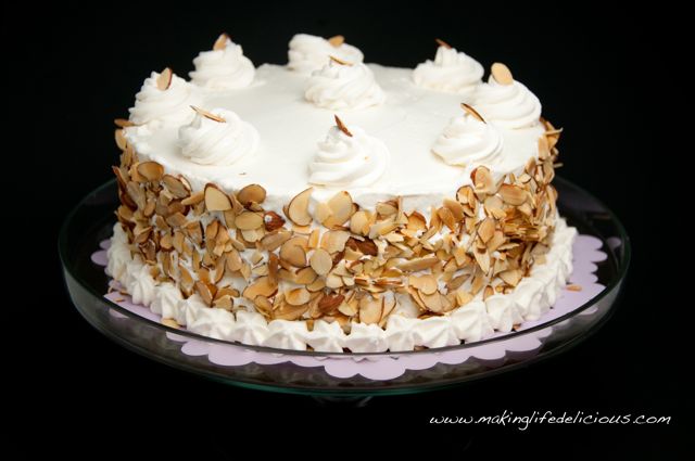 Italian Wedding Cake aka Cream Cake aka Rum Cake