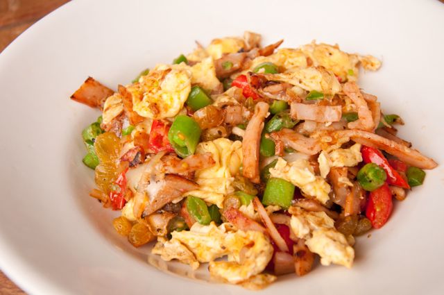 Leftover Egg Scramble…My Typical Lunch