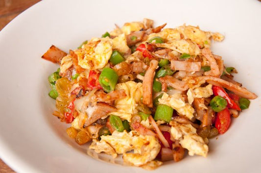Leftover Egg Scramble…My Typical Lunch