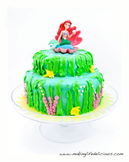 Little Mermaid Birthday Cake