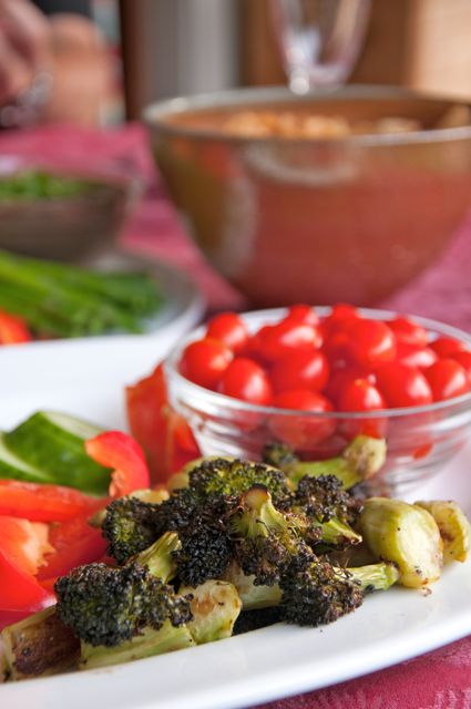 Roasted Broccoli…and Cauliflower