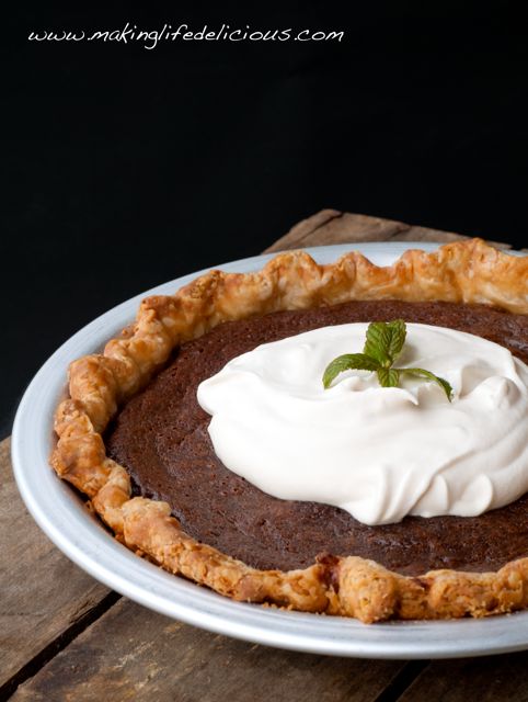 Janey’s Chocolate Chess Pie