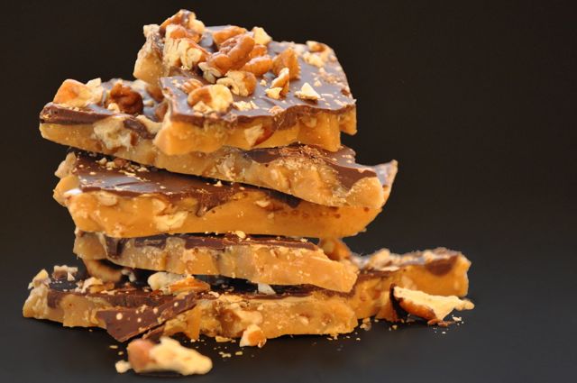 Chocolate-Covered Pecan Toffee:  Epic Fail to Major Win!