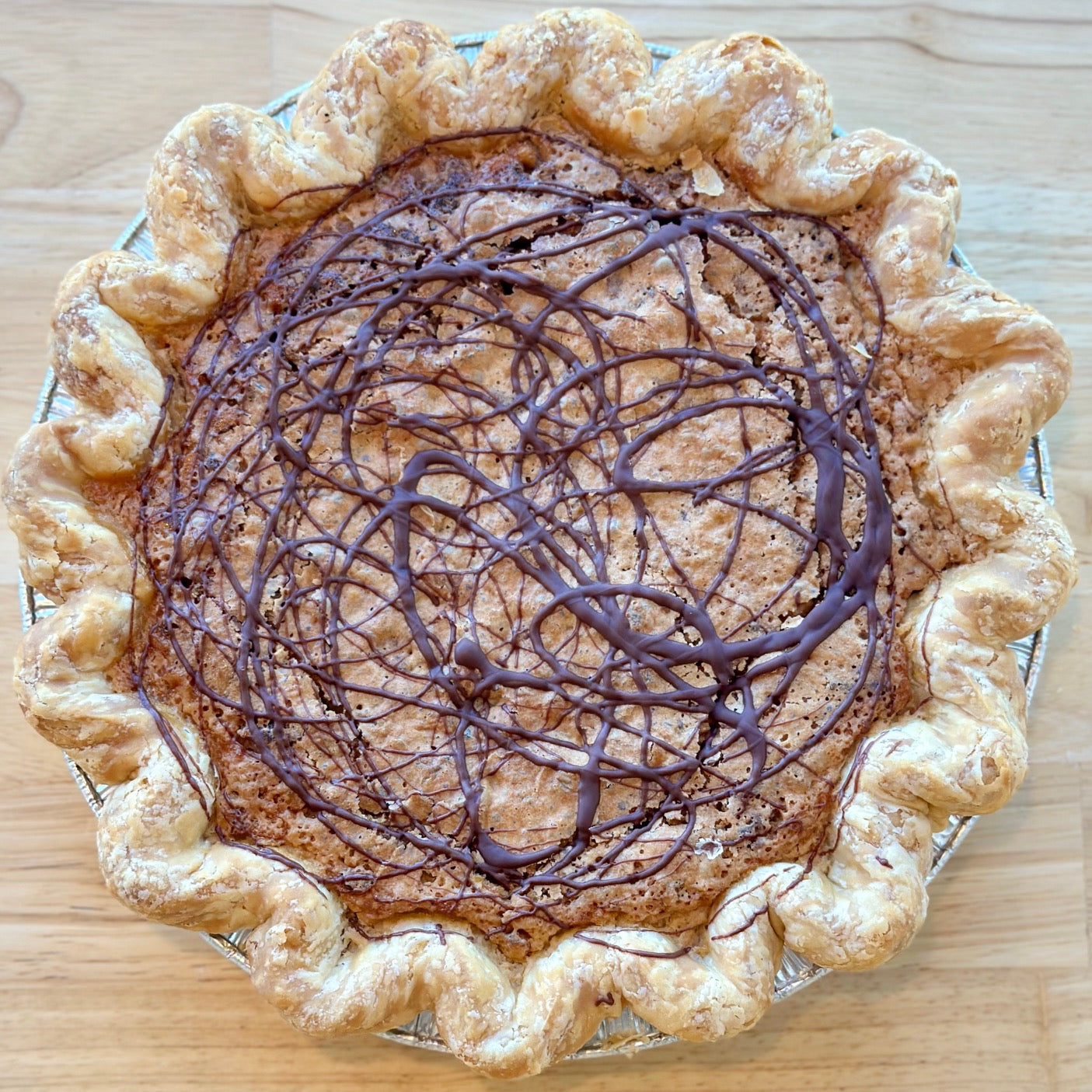 Pie - Chocolate Walnut with Bourbon - 10”