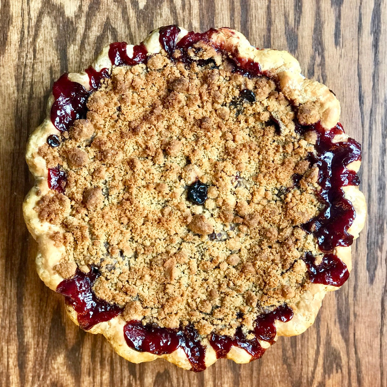 Pie - Cherry - 10” [Flaky or Crumb or VEGAN] [Available Friday, Saturday & Sunday ONLY]