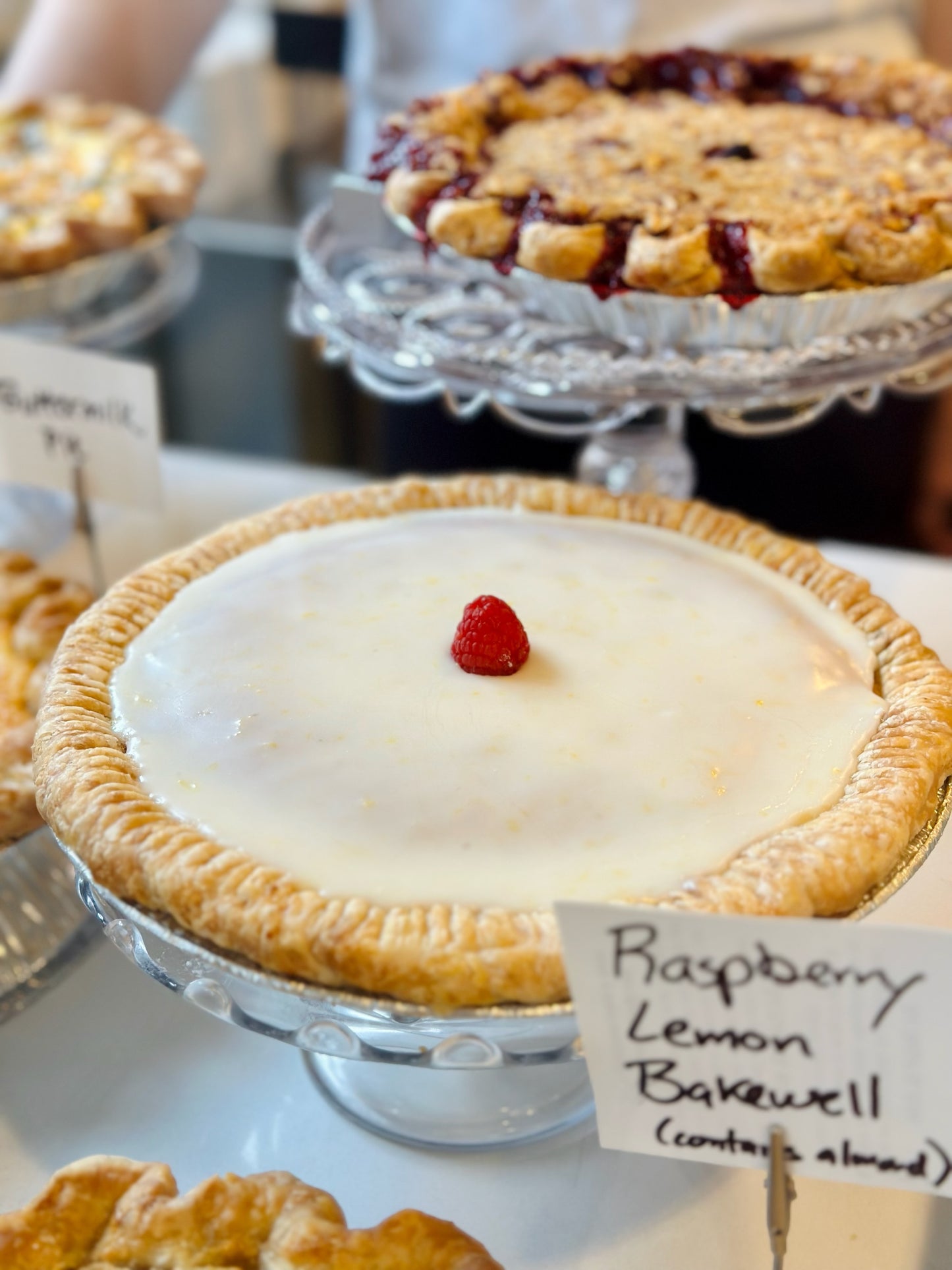 Pie - Raspberry Lemon Bakewell Tart - 10”