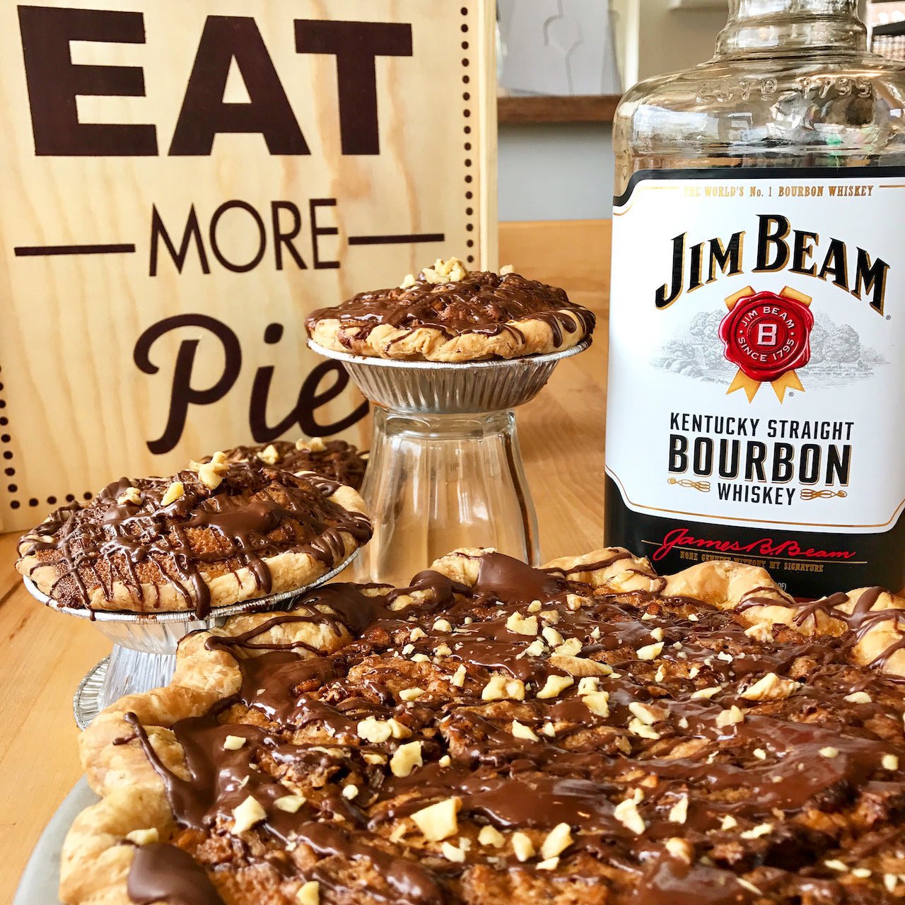 Pie - Chocolate Walnut with Bourbon - 10”