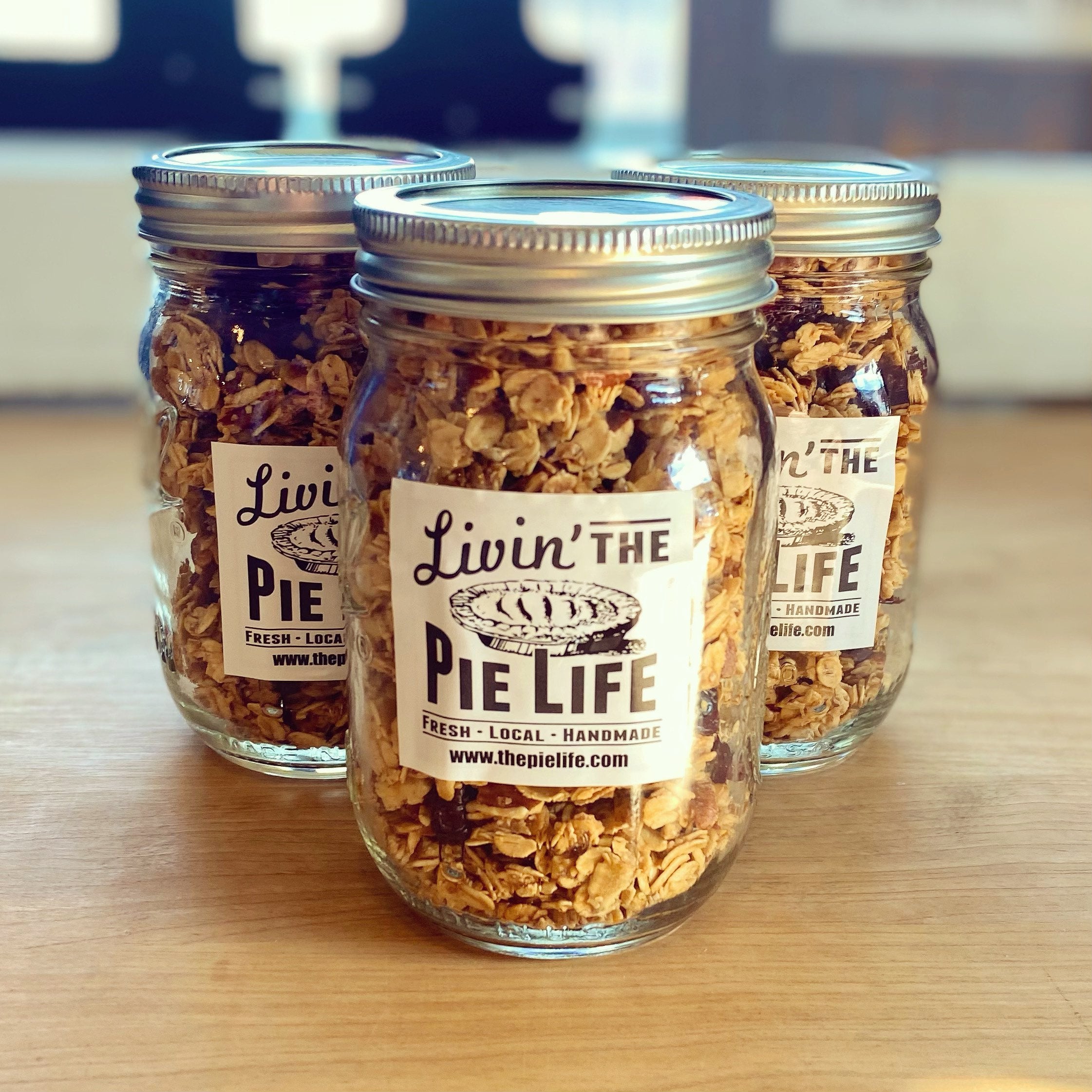 Pint Jar of Housemade Granola Livin' The Pie Life