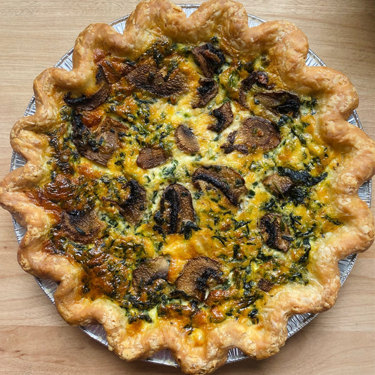 Quiche - Mushroom & Gruyere with Fresh Thyme