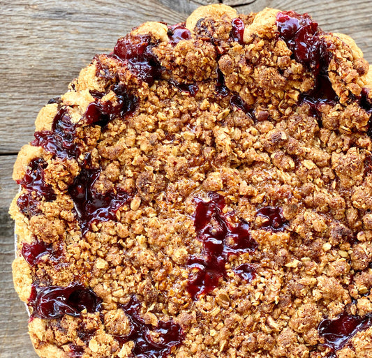 Pie - Raspberry Almond Crumb - 10" [Available Saturday & Sunday ONLY]