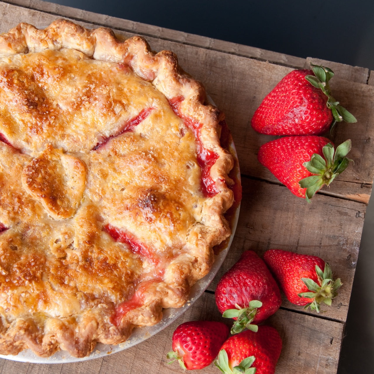 Pie - Strawberry Rhubarb - VEGAN - 10"